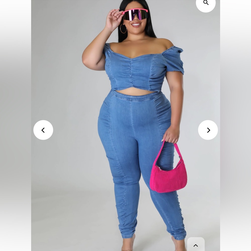 Light Denim Jumpsuit